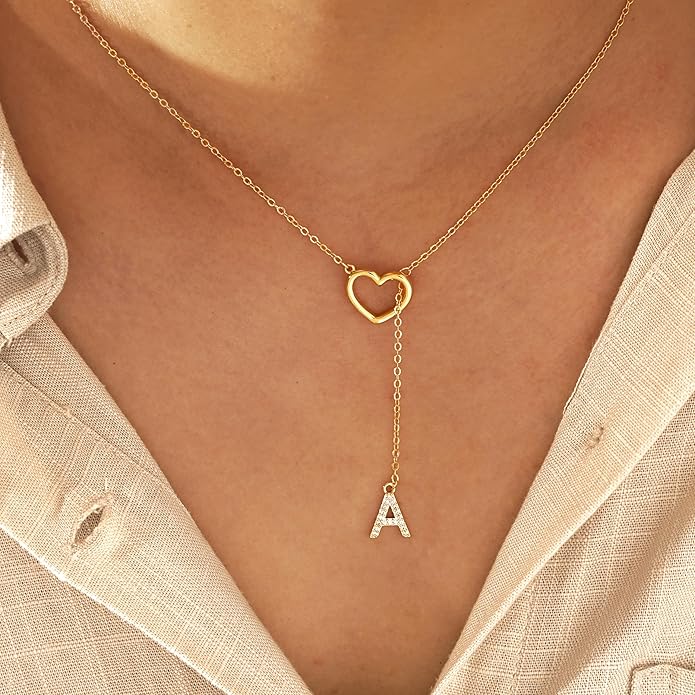 Letter Initial Love Necklace