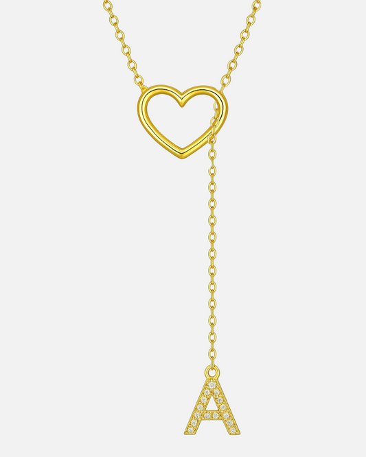 Letter Initial Love Necklace