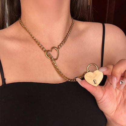 Heart Lock Necklace