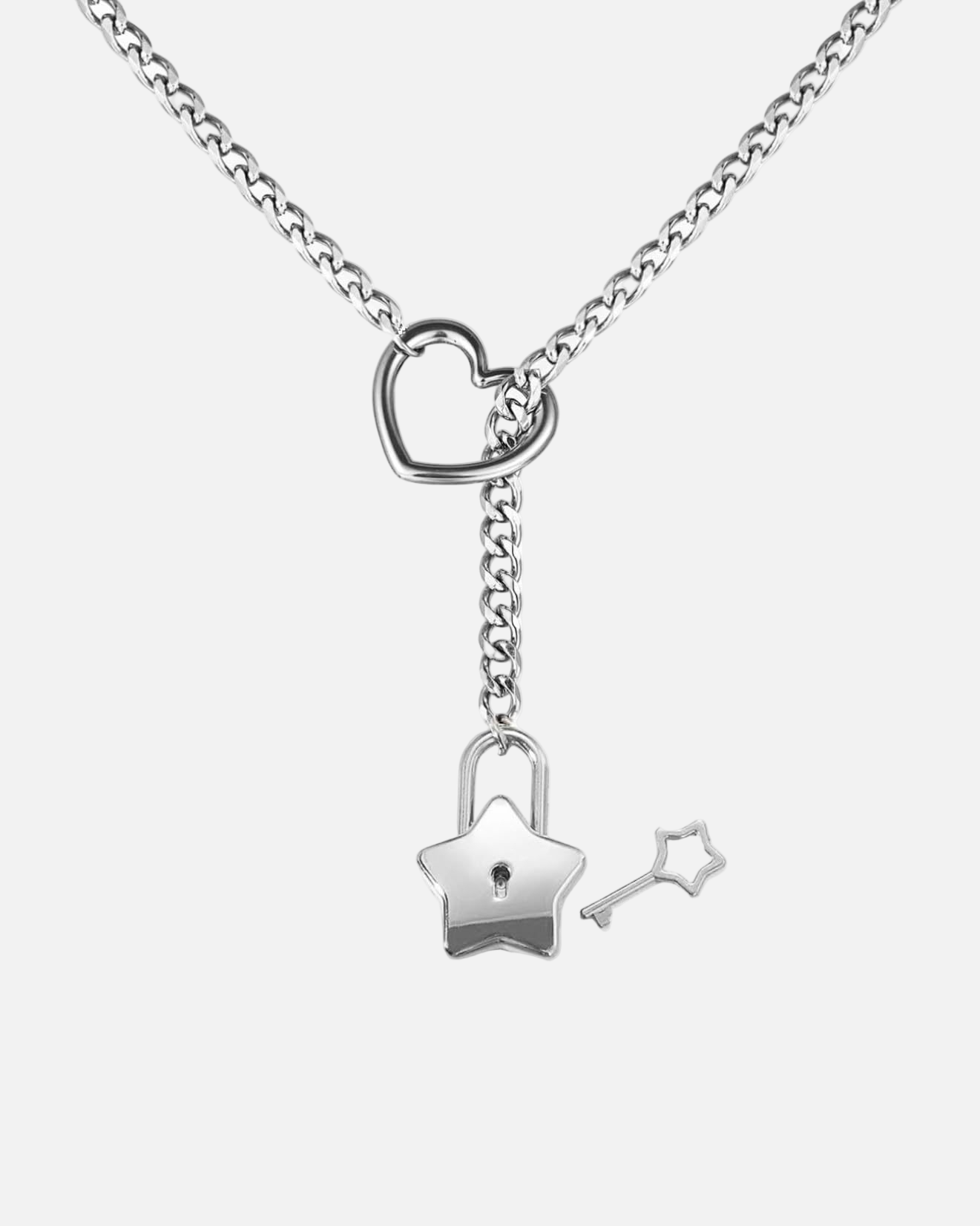 Star Lock Necklace