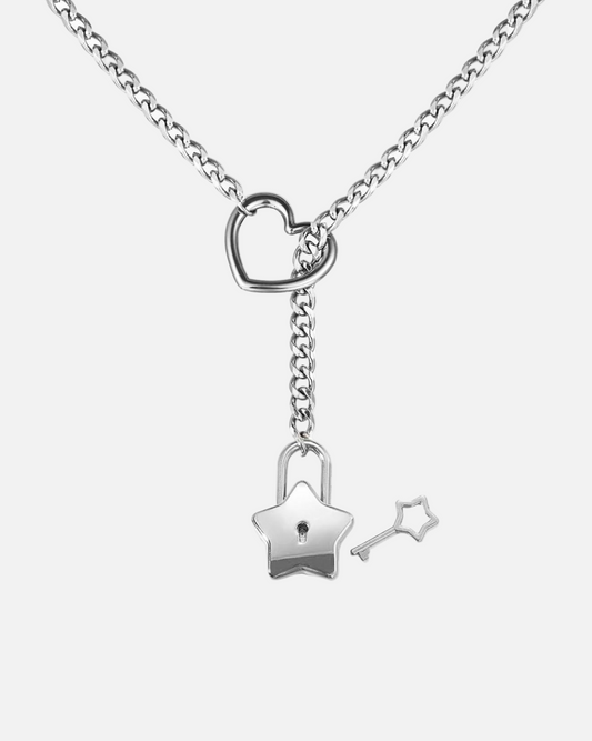 Star Lock Necklace
